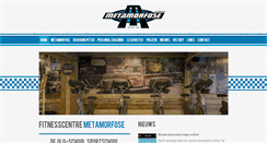 Desktop Screenshot of fitnesscentremetamorfose.nl